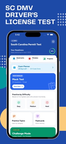 SCDMV Driver's License Test Screenshot 1 of 8