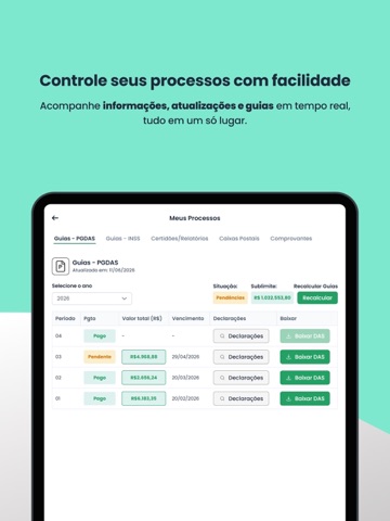 Keepcont App iPad screenshot