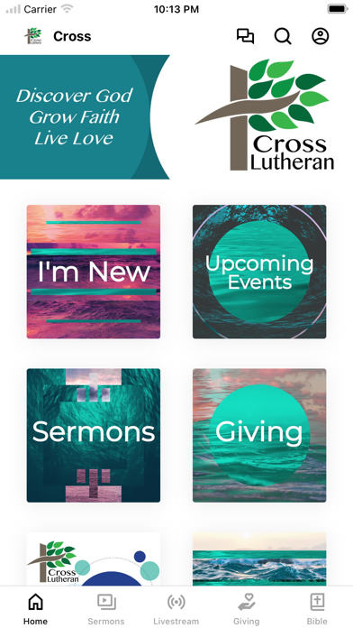 Cross Lutheran Church Screenshot