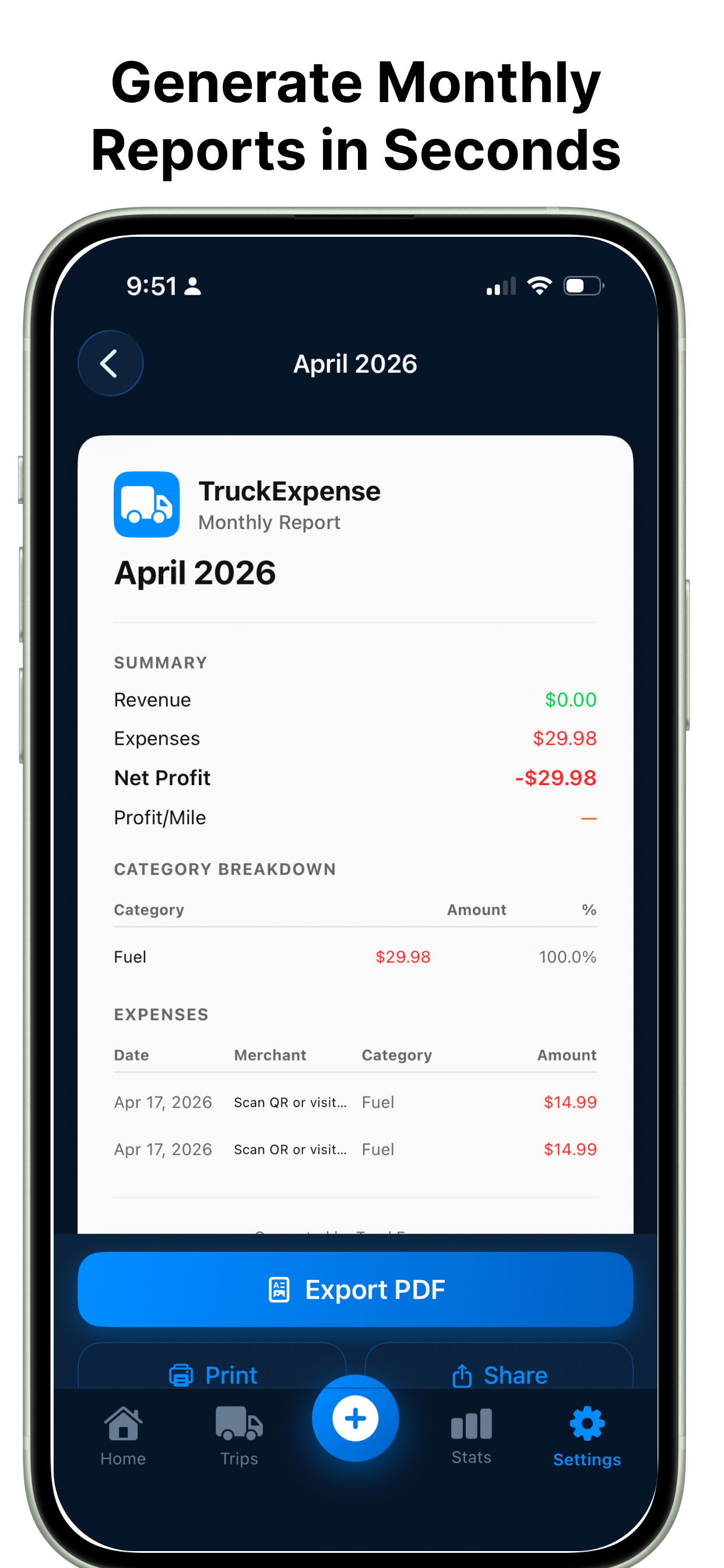 TruckExpense Pro screenshot 6