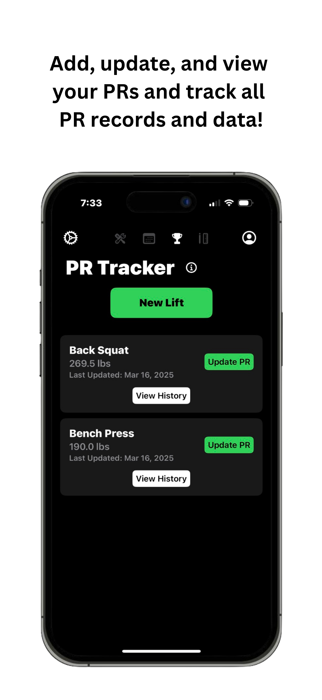 Maxlyft Workout Tracker + Log