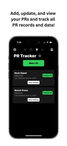 Maxlyft Workout Tracker + Log Screenshot 3 of 6