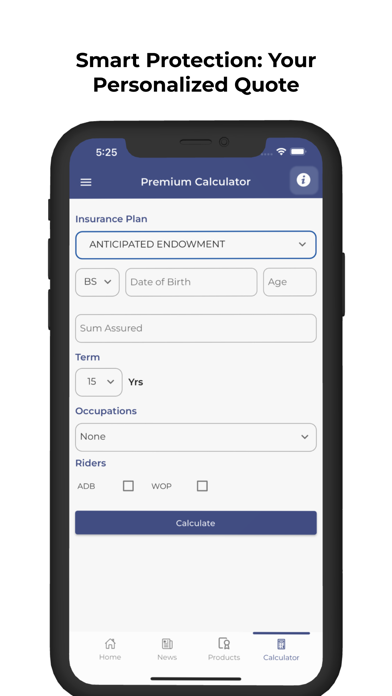 National Life Insurance Screenshot