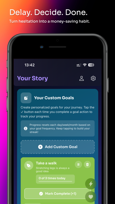 Hesitate - Think. Buy smarter. screenshot