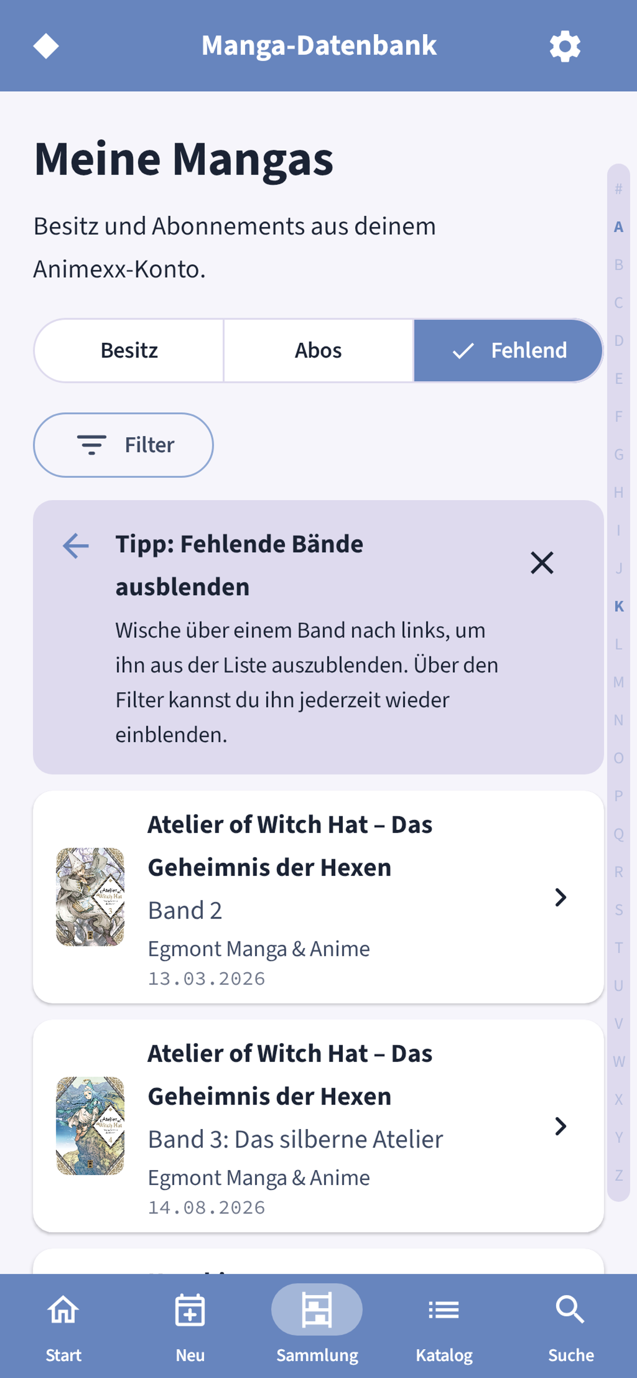 Animexx.de: Manga-Datenbank screenshot 5