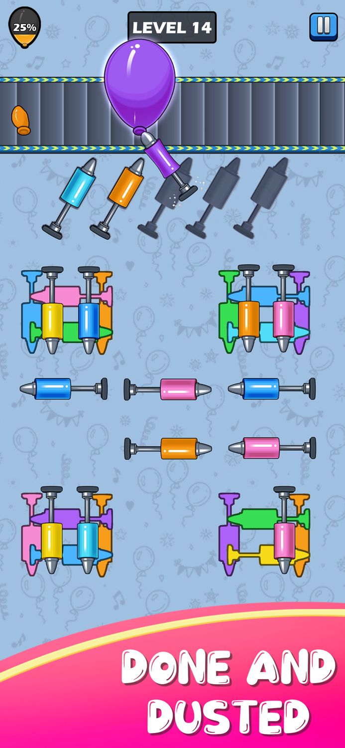 Balloon Fill Color Match ASMR