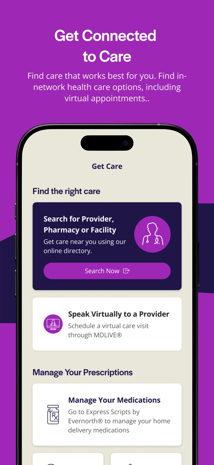 myHealthSpring iphone screenshot 1