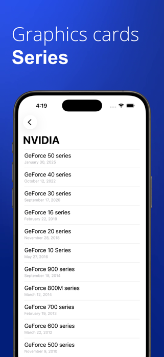 PC Tracker - CPUs & GPUs Specs Screenshot 3 of 10