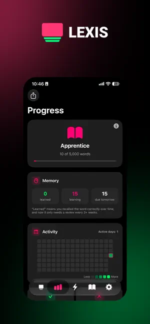 Lexis APP screenshot 2