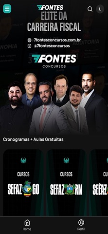 7 Fontes Concursos Screenshot 1 of 4