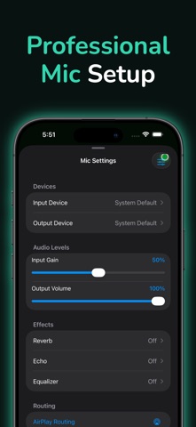 Mic to Speaker - Virtual Mic iPhone screenshot 2