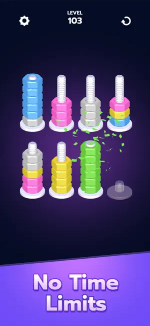 Nuts And Bolts Sort screenshot 4