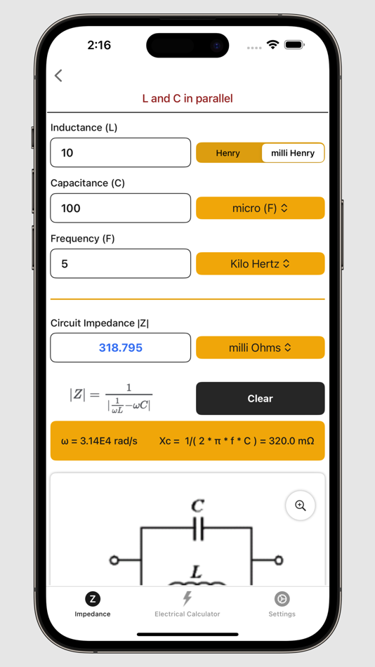 #3. Impedance Calculators (iOS) By: V PUGAZHENTHI