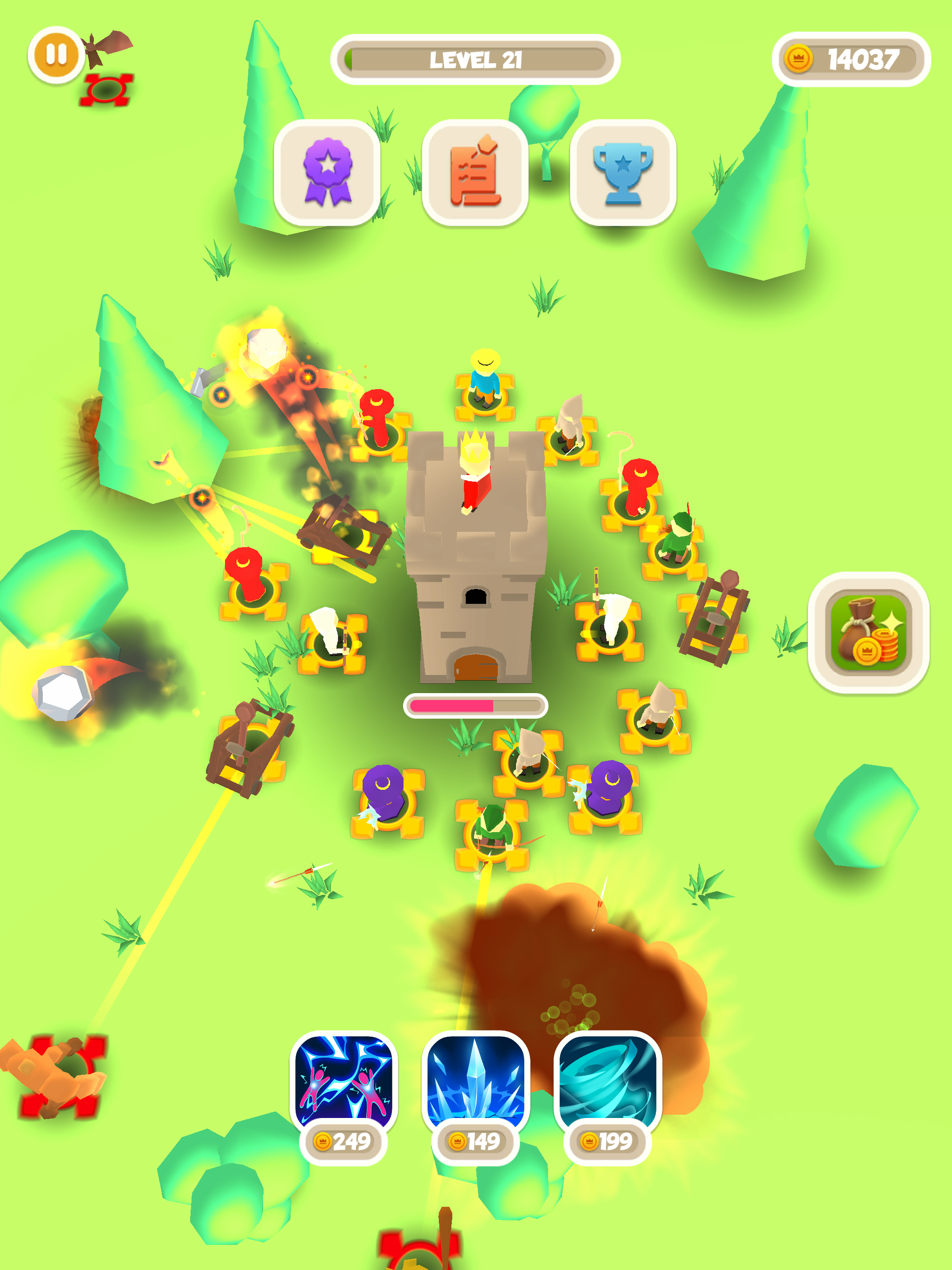 Towers Defender - Castle Games