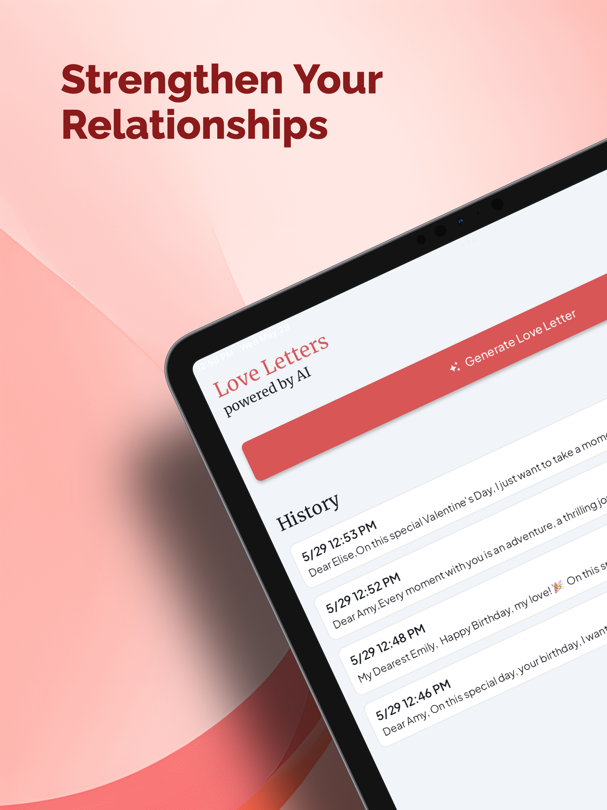 AI Love Letter Generator+