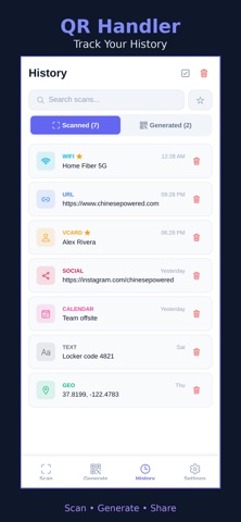 QR Handler Screenshot 3 of 4