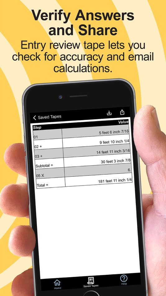 #8. Material Estimator Calculator (iOS) By: Calculated Industries