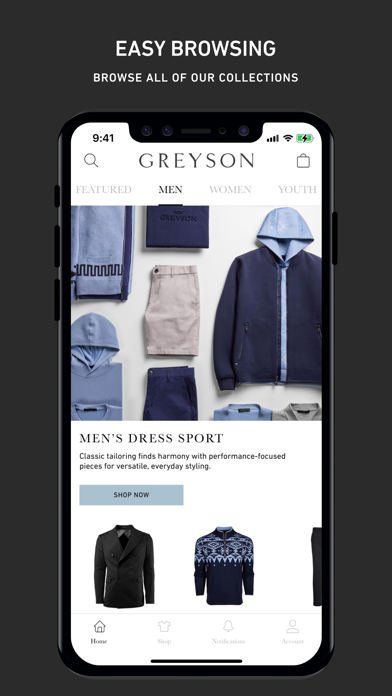 Greyson Clothiers iPhone screenshot 3 - Shopping app