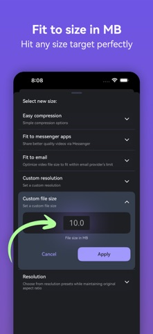 Panda Video Compress & Convert iPhone screenshot 8