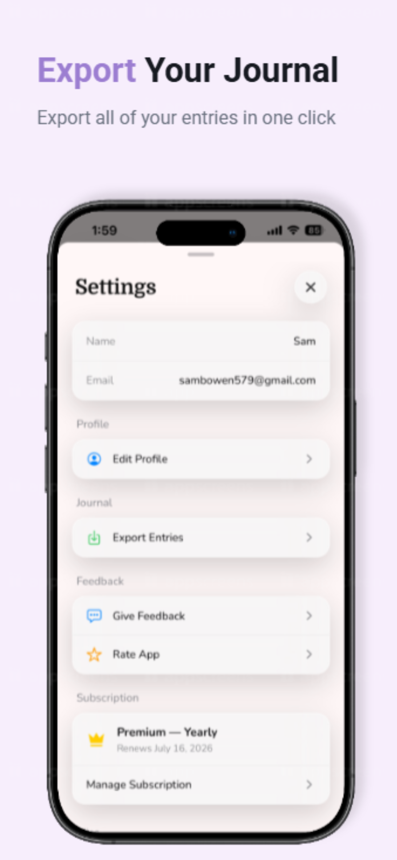 Journalify: Daily AI Diary screenshot 6
