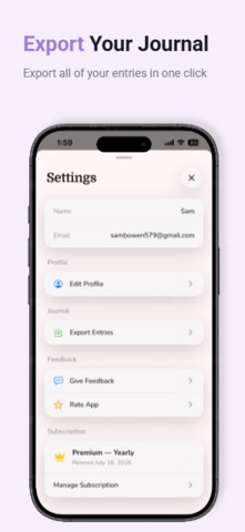 Journalify: Daily AI Diary Screenshot 6 of 7