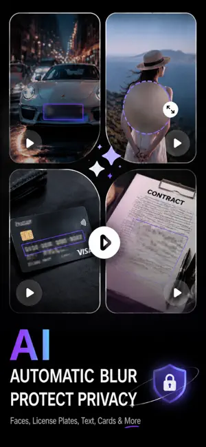 Blur Video - Mosaic AI screenshot 1