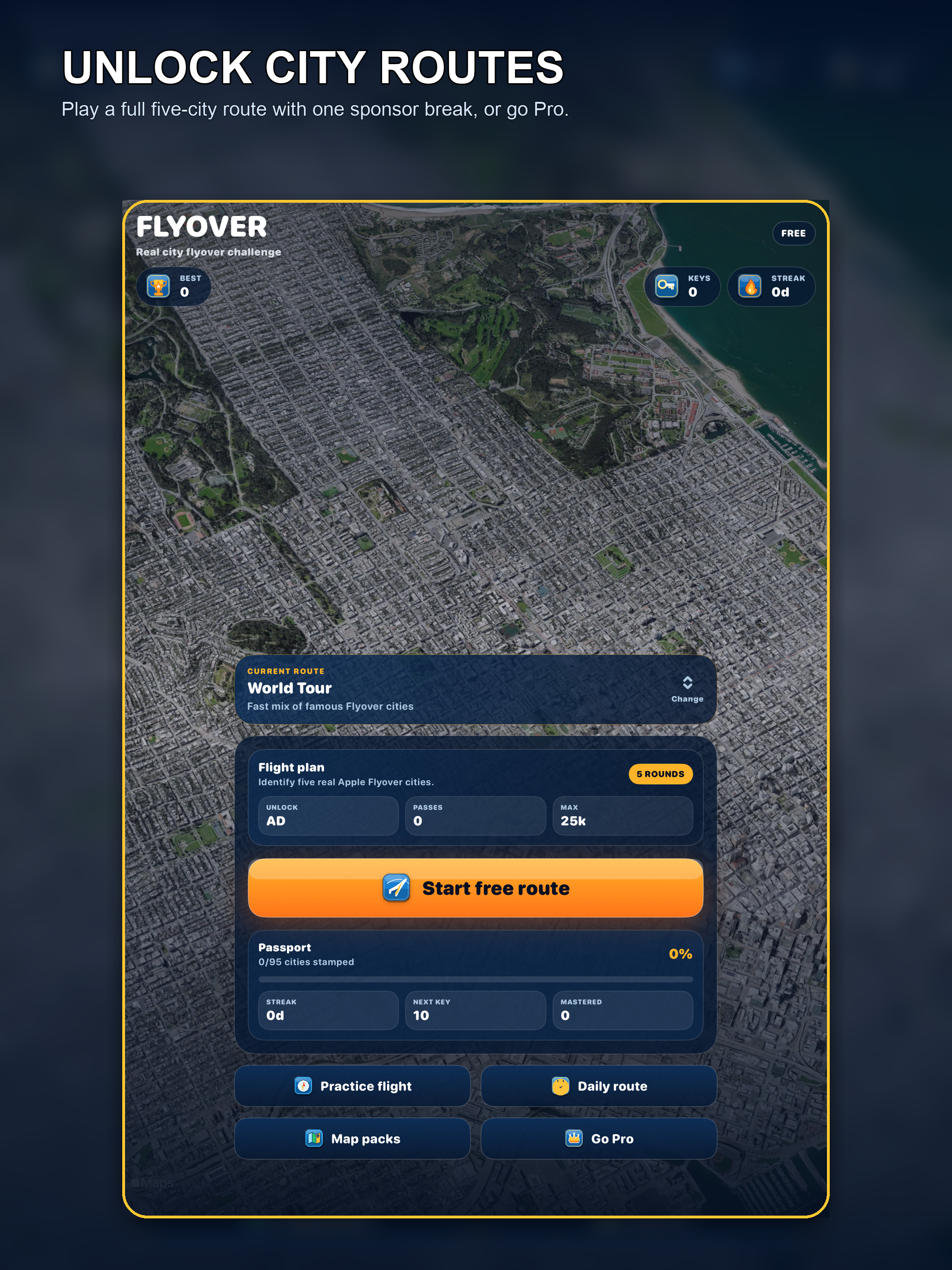 Flyover: City Guessing Game screenshot 9