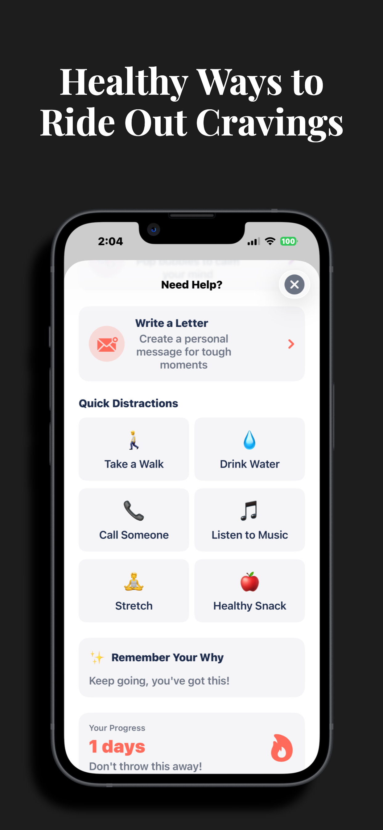 Clear Days : Sobriety Tracker screenshot 7