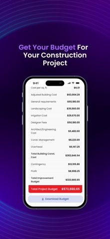 Magic Budget Calculator screenshot