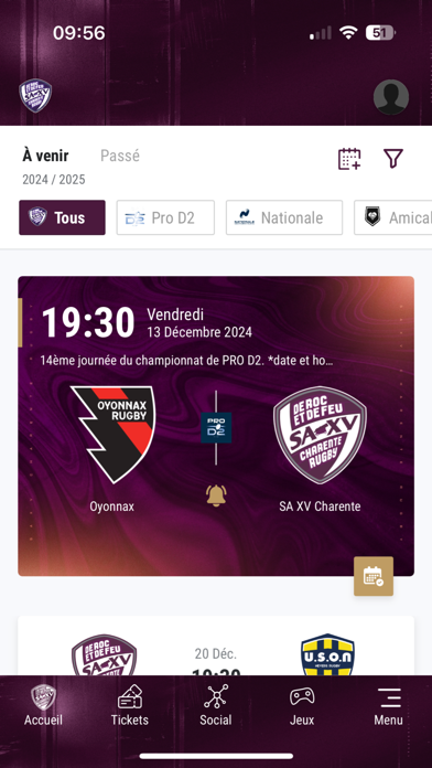 Screenshot #3 pour SA XV Charente Rugby