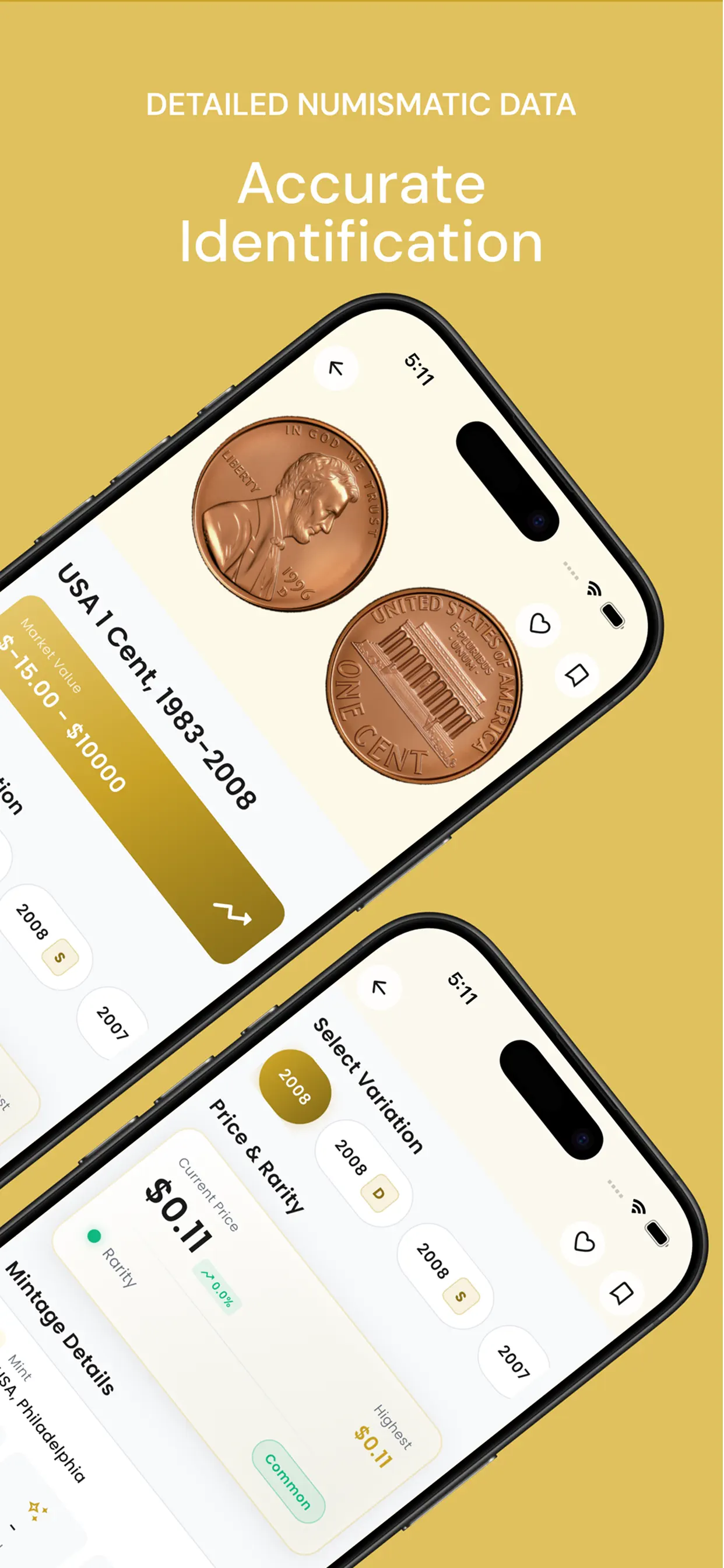 #2. Coin Identifier: Value Scan (iOS) Podle: Niral Kabariya