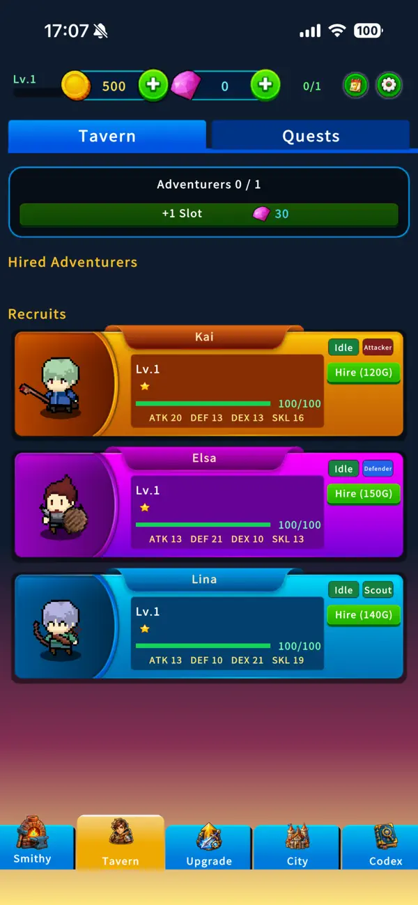 #2. Merge Blacksmith Idle (iOS) By: Keecon
