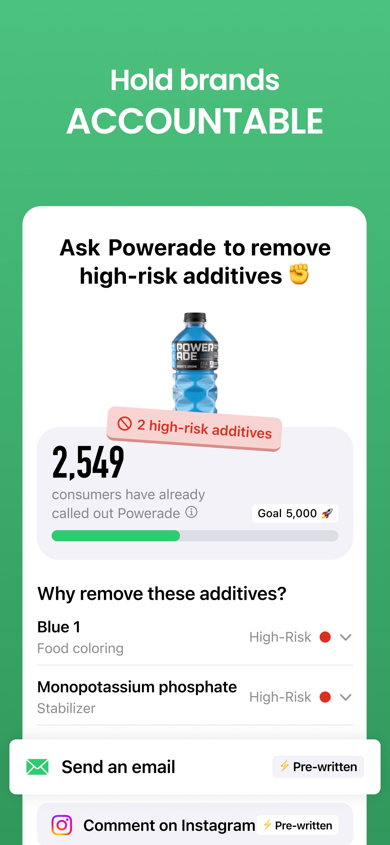 Yuka - Food & Cosmetic Scanner 스크린샷 5