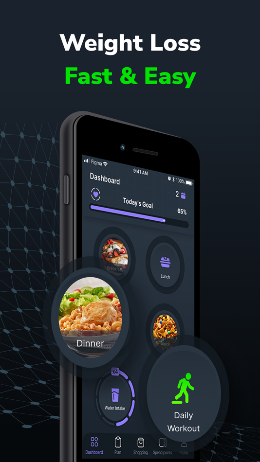 #1. Weight Loss App - DayDi (iOS) De: DAYDI: WEIGHT LOSS, HEALTH APP LLC