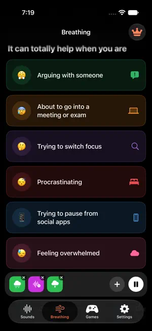 Sonno: Relaxing Sounds & Games screenshot 4