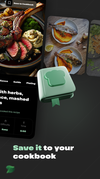 Slide Dish - AI recipes Screenshot