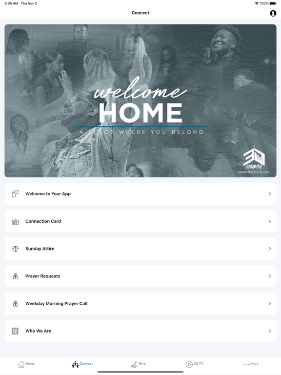 Alive City Church ATL iPad screenshot 2 - Lifestyle app