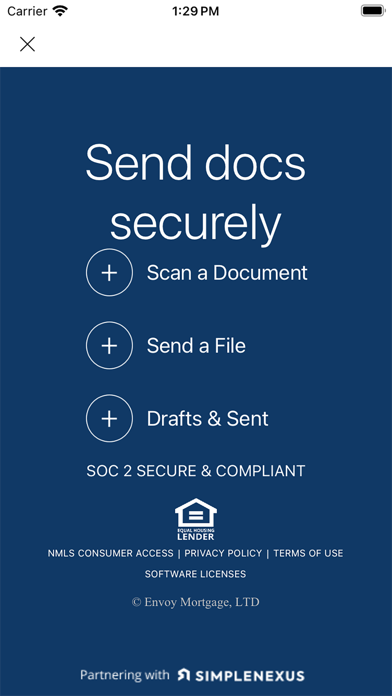 Envoy Mortgage Screenshot
