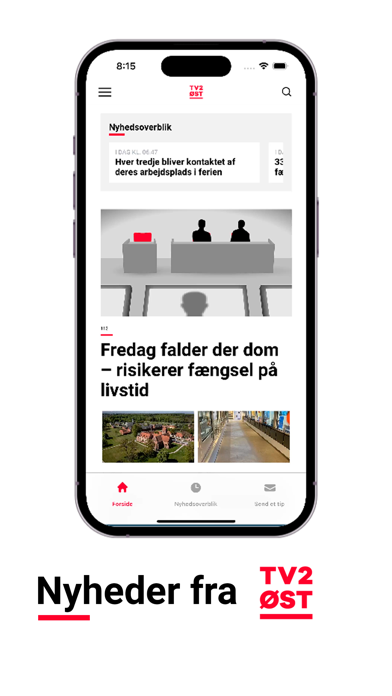 TV2 ØST Nyheder Screenshot