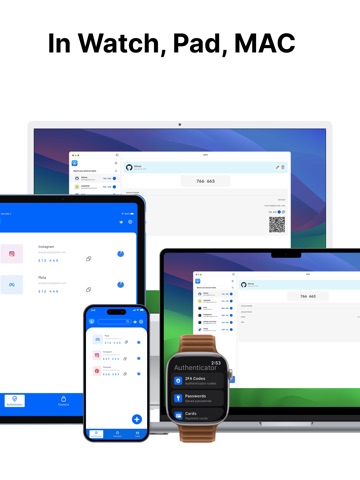 Authenticator App : OTP & 2FA iPad screenshot