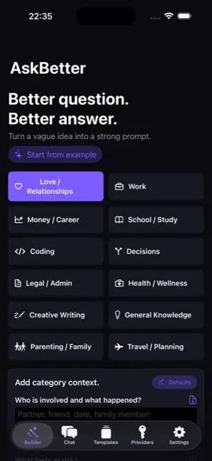 AskBetter screenshot 2