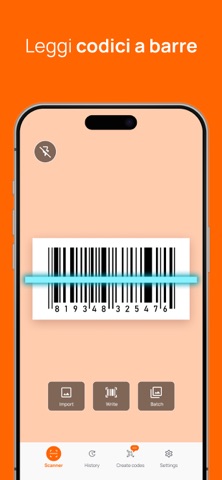 QR e lettore di codice a barre screenshot 2