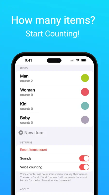 Voice Counter - List & Count screenshot 4 of 4