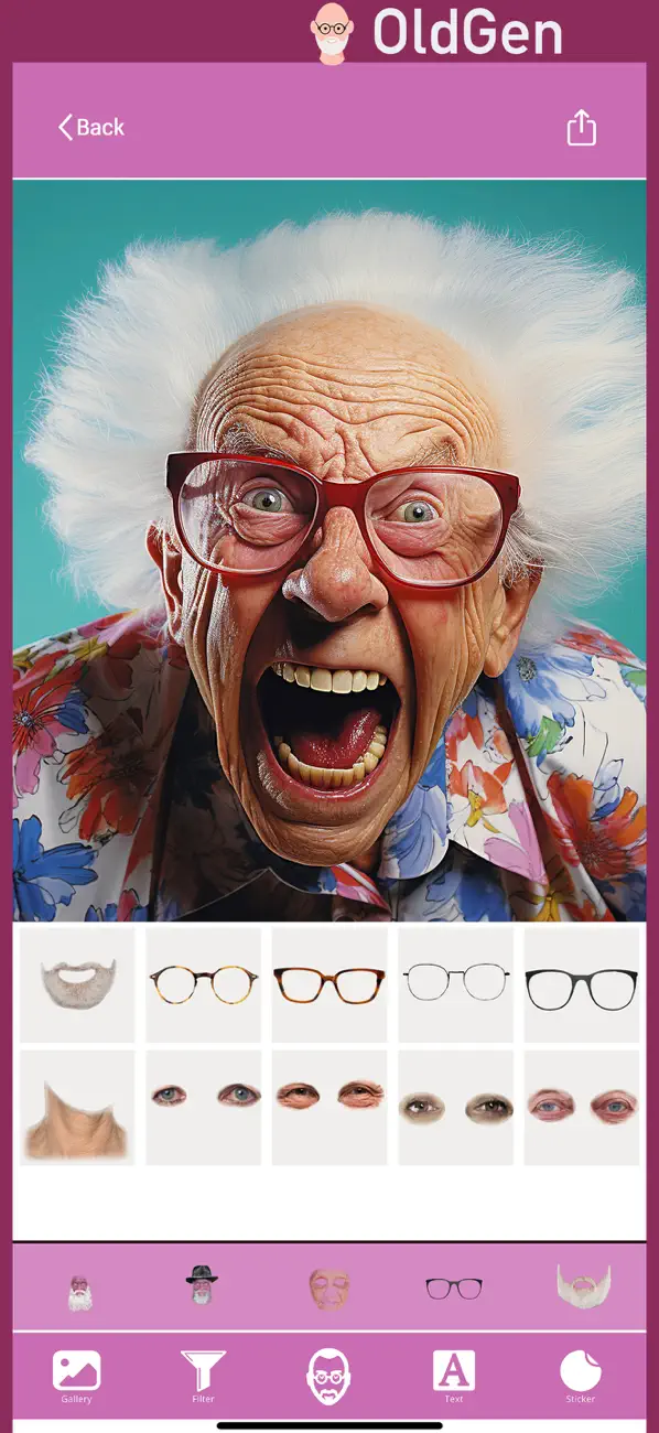 Screenshot #3 pour OldGen AI Cam : FaceAge FX Art