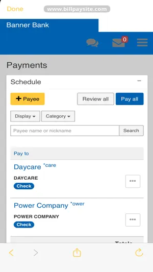 Banner Bank Mobile Banking App screenshot 2