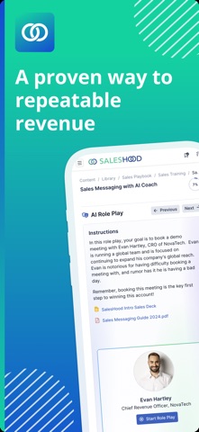 SalesHood screenshot