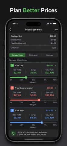 Profit Tracker: Income Expense iPhone screenshot