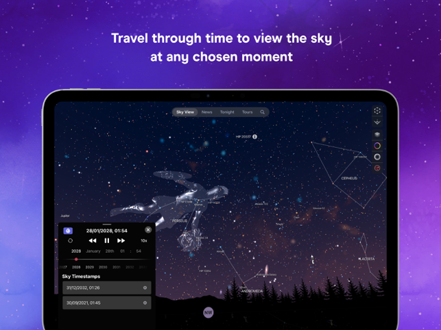 ‎Night Sky Screenshot