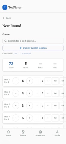 TeePlayer screenshot