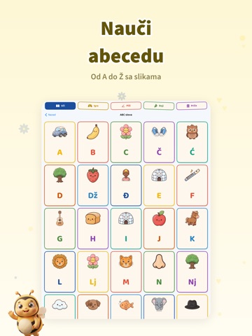 Pčelko - Uči bosanski Bosnian iPad screenshot